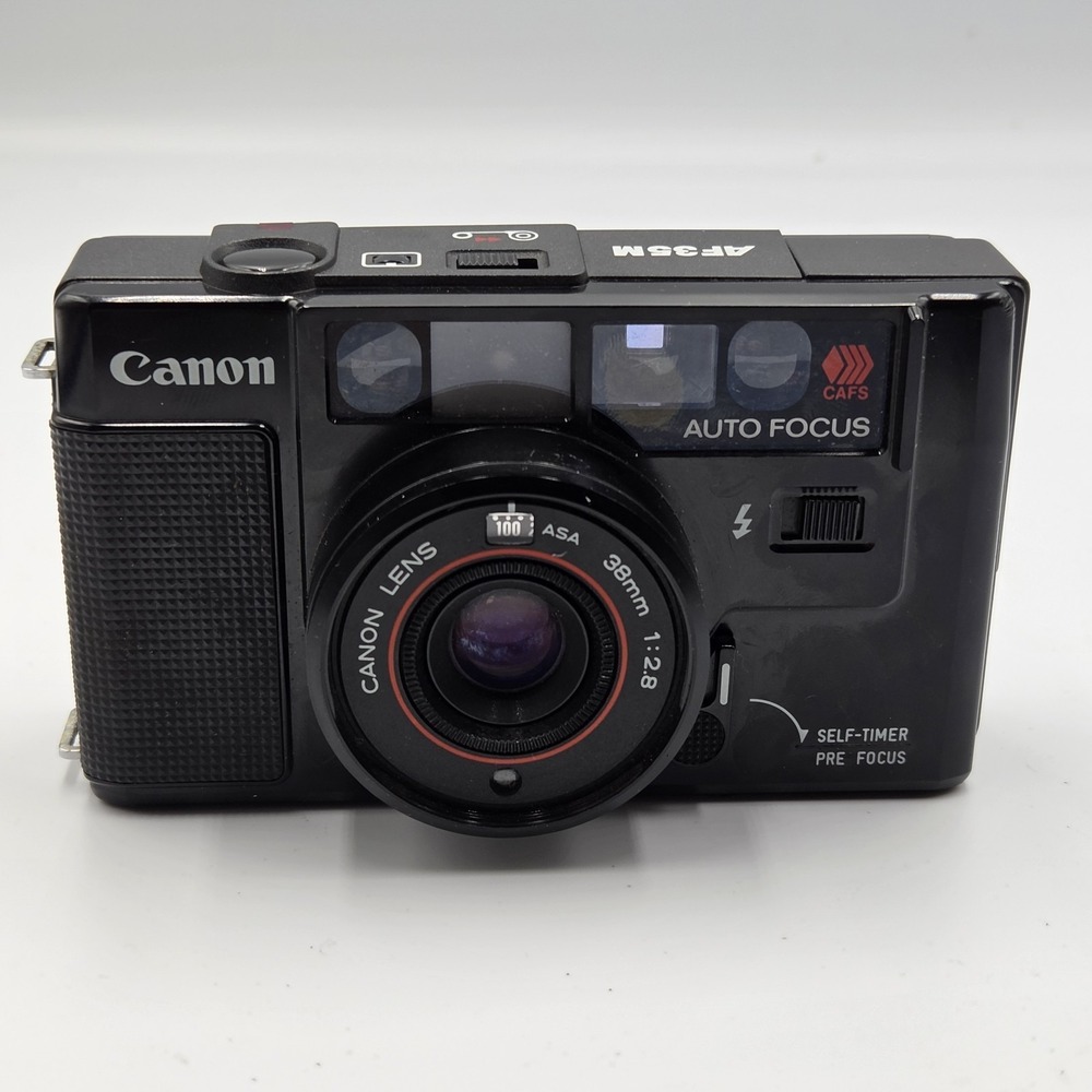 Canon AF35M 35mm Film Camera Point & Shoot f/2.8 Lens Parts/Repair READ